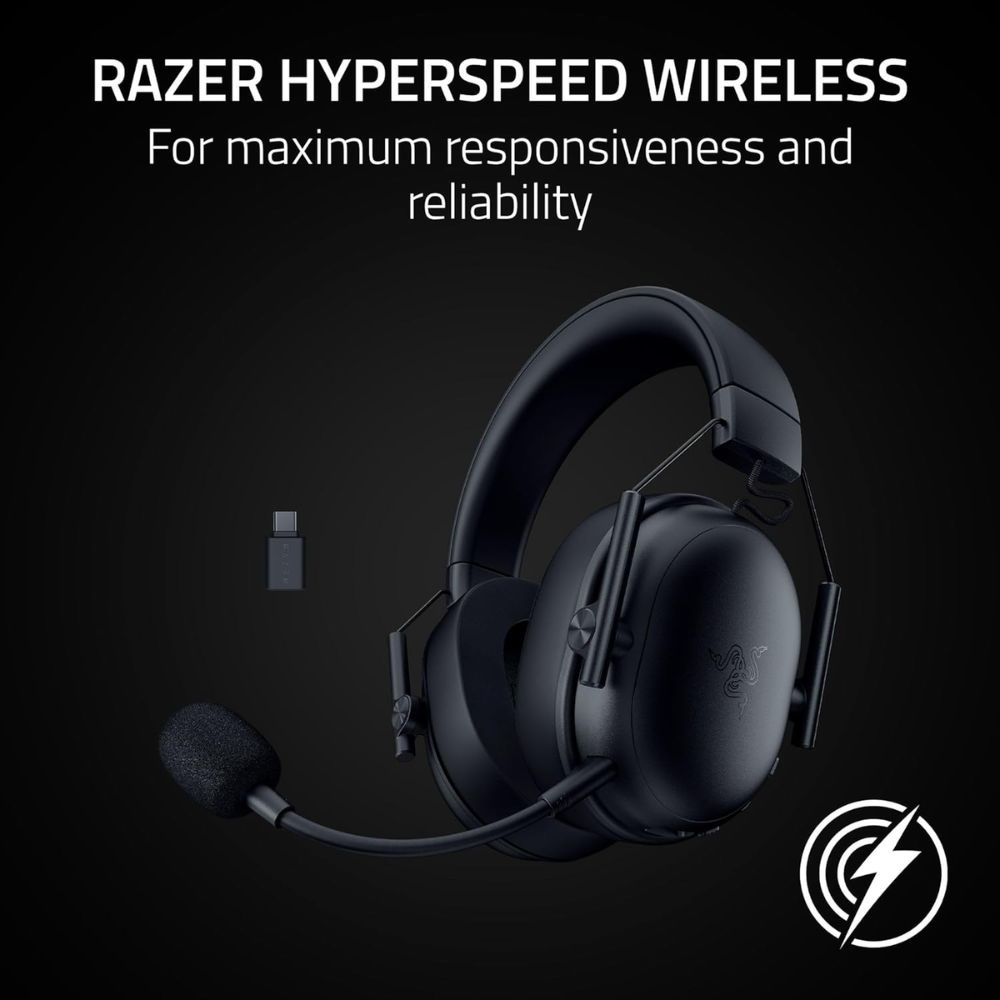 Razer BlackShark V3 X HyperSpeed Wireless Gaming Headset – Black