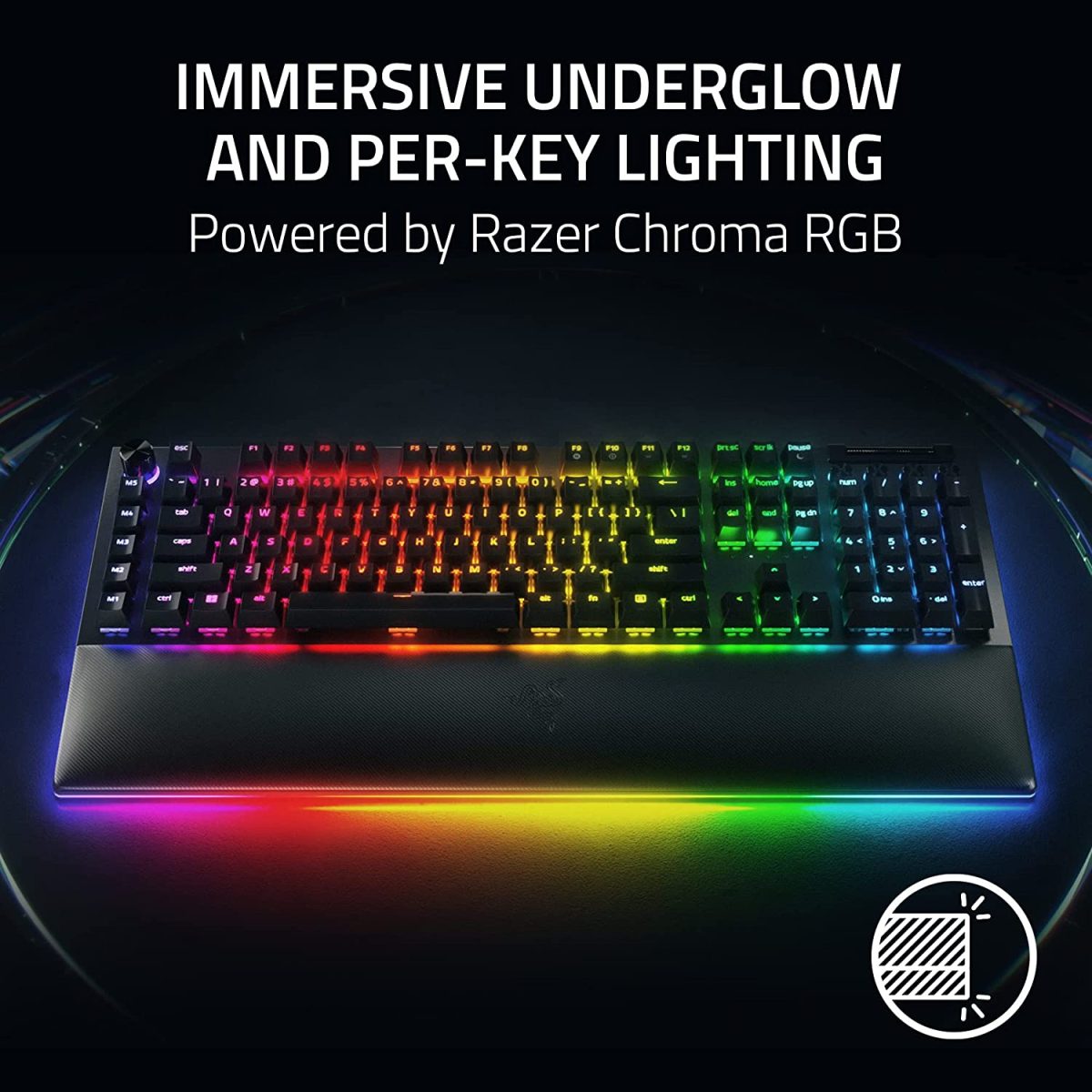Razer BlackWidow V4 Pro – Mechanical Gaming Keyboard (Green Switch) – US Layout