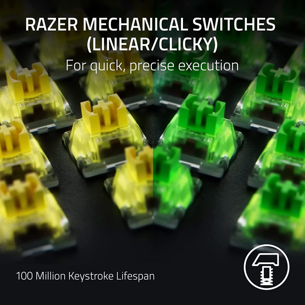 Razer BlackWidow V4 Pro – Mechanical Gaming Keyboard (Green Switch) – US Layout