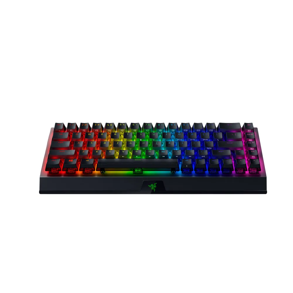 Razer-BlackWidow V3 Mini Hyperspeed Phantom Edition 65% Wireless Mechanical Green Clicky Tactile Switch Gaming Keyboard – Black