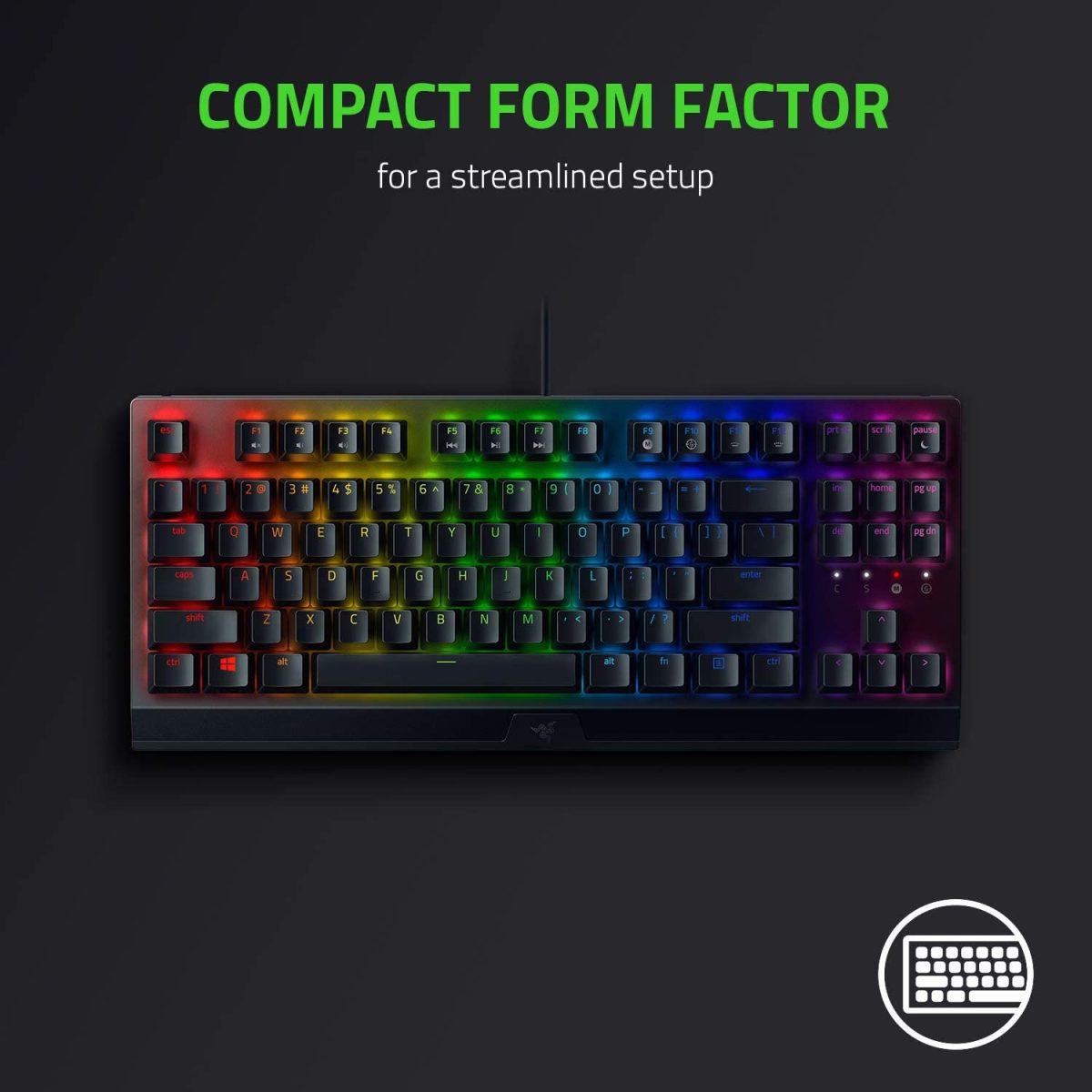 Razer BlackWidow V3 Tenkeyless Mechanical Gaming Keyboard