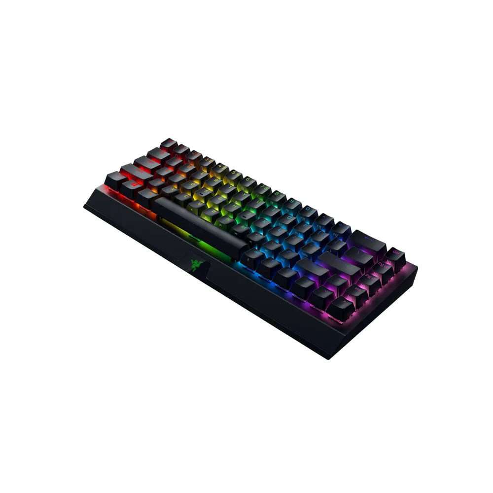 Razer-BlackWidow V3 Mini Hyperspeed Phantom Edition 65% Wireless Mechanical Yellow Linear Switch Gaming Keyboard – Black