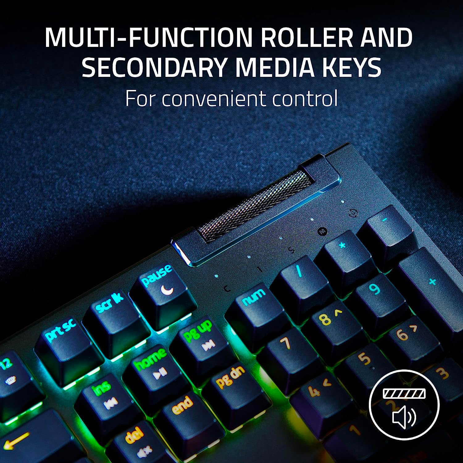 Razer BlackWidow V4 X – Mechanical Gaming Keyboard: Green Switches Tactile & Clicky