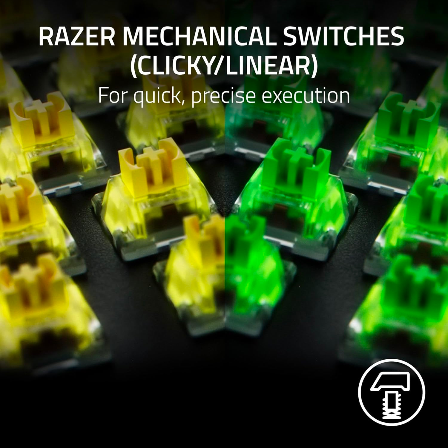 Razer BlackWidow V4 X – Mechanical Gaming Keyboard: Green Switches Tactile & Clicky