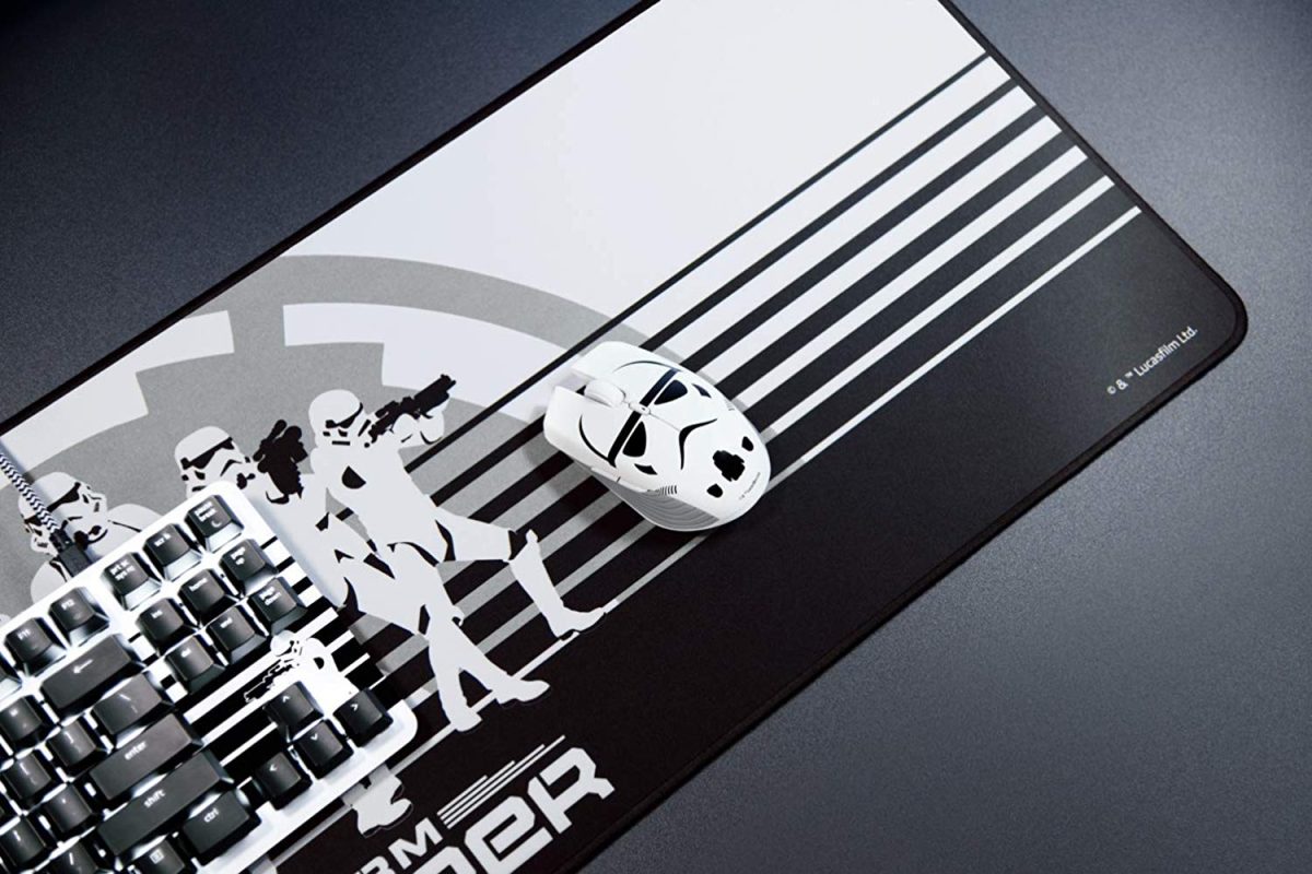 Razer Goliathus Speed (Extended) Gaming Mousepad – [Stormtrooper Limited Edition]: Smooth Gaming Mat – Anti-Slip Rubber Base – Portable Cloth Design – Anti-Fraying Stitched Frame