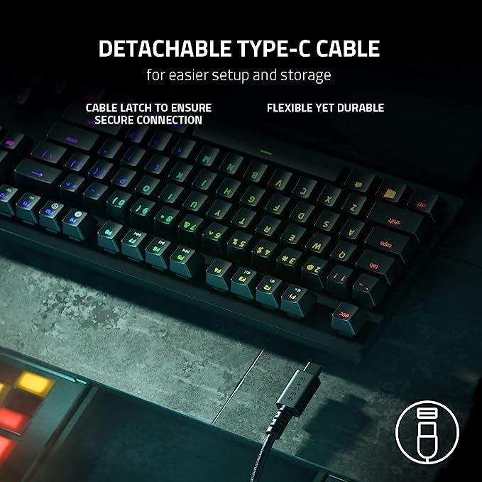 Razer Huntsman V2 Tenkeyless (Purple Switch) – US Layout