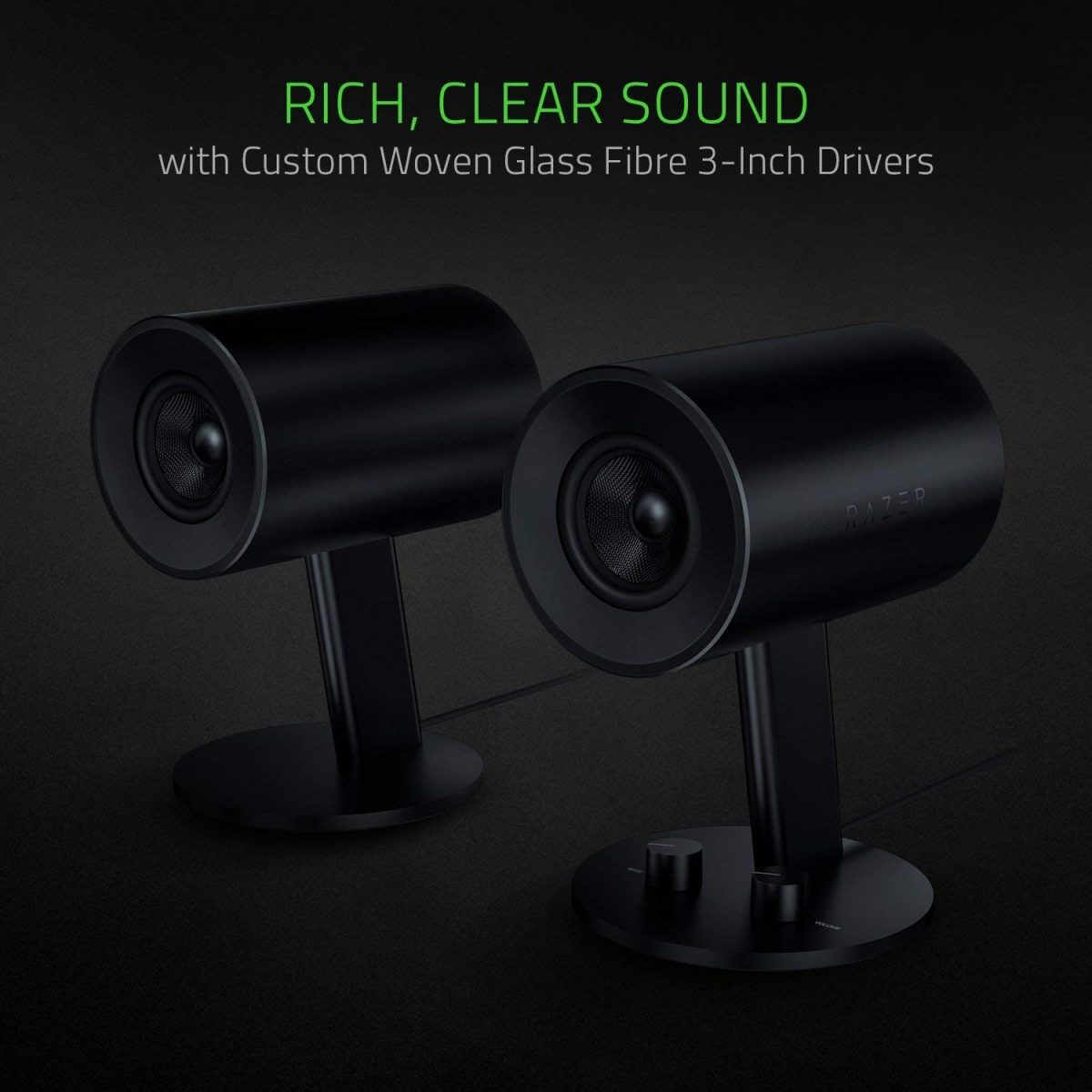 Razer Nommo – Full Range 2.0 PC Gaming Speakers
