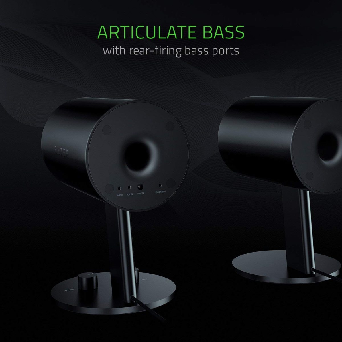 Razer Nommo – Full Range 2.0 PC Gaming Speakers