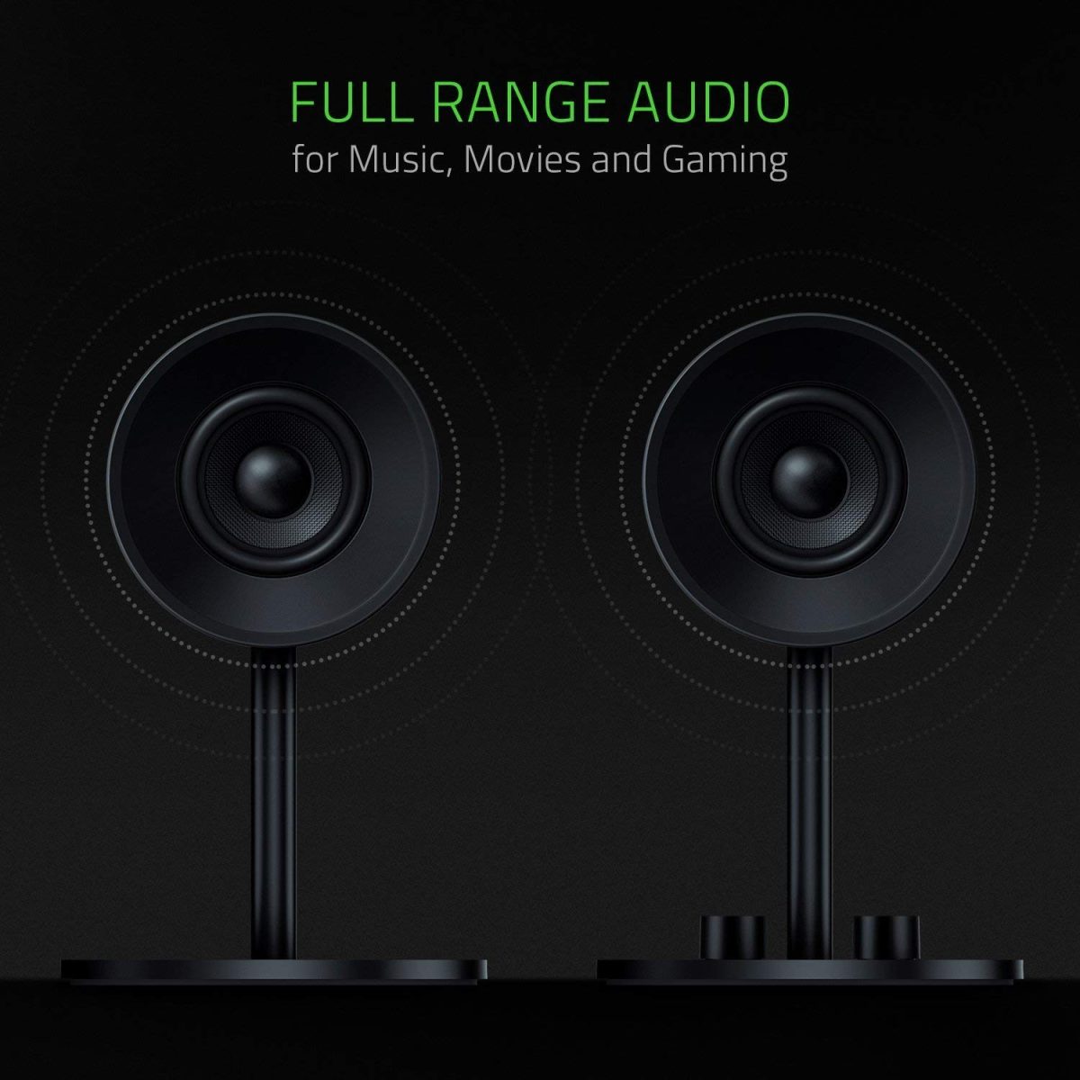Razer Nommo – Full Range 2.0 PC Gaming Speakers