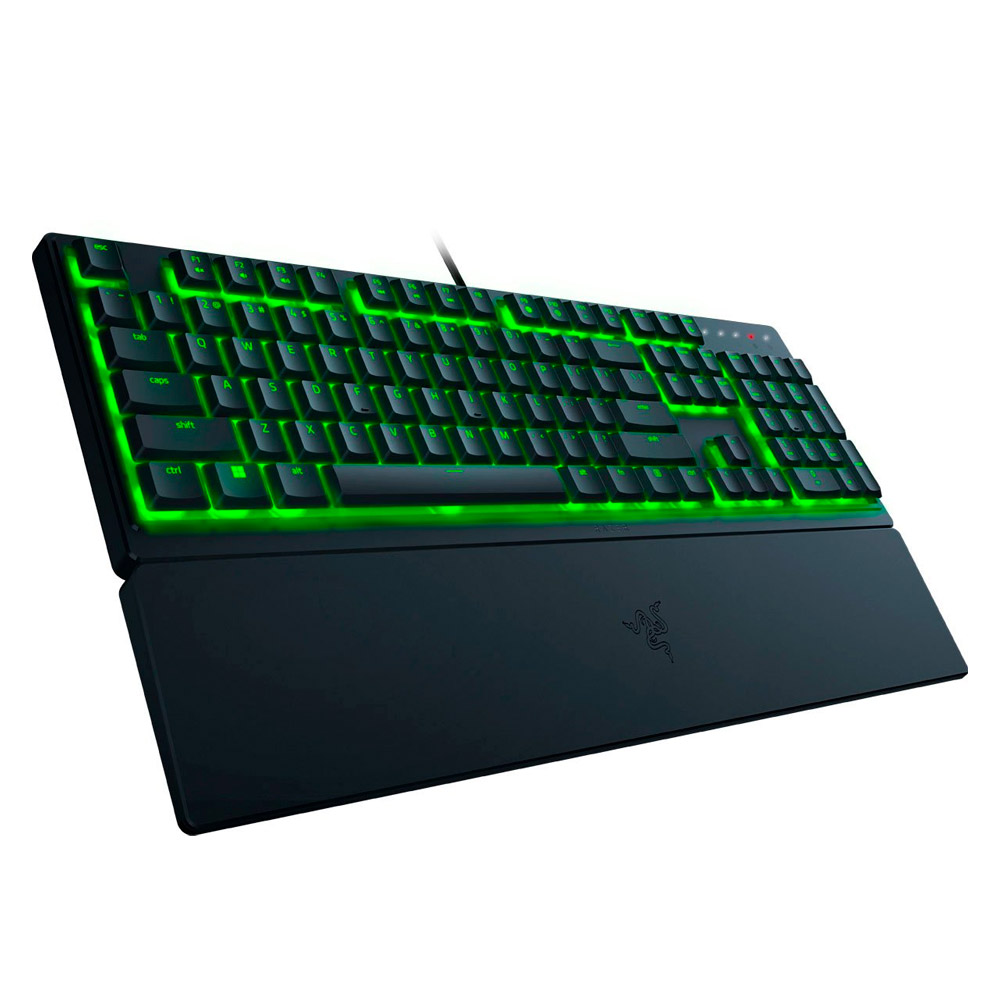 Razer-Ornata V3 X Full-Size Wired Membrane Gaming Keyboard with Chroma RGB Backlighting – Black