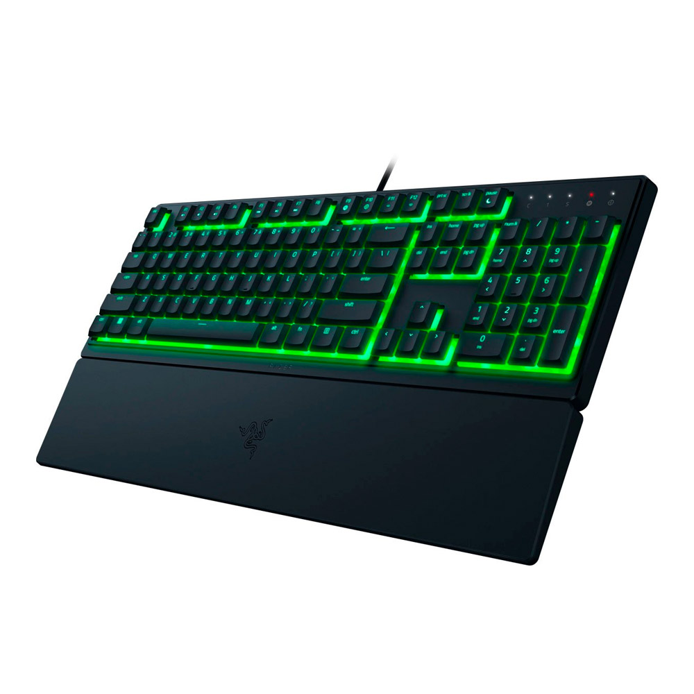 Razer-Ornata V3 X Full-Size Wired Membrane Gaming Keyboard with Chroma RGB Backlighting – Black