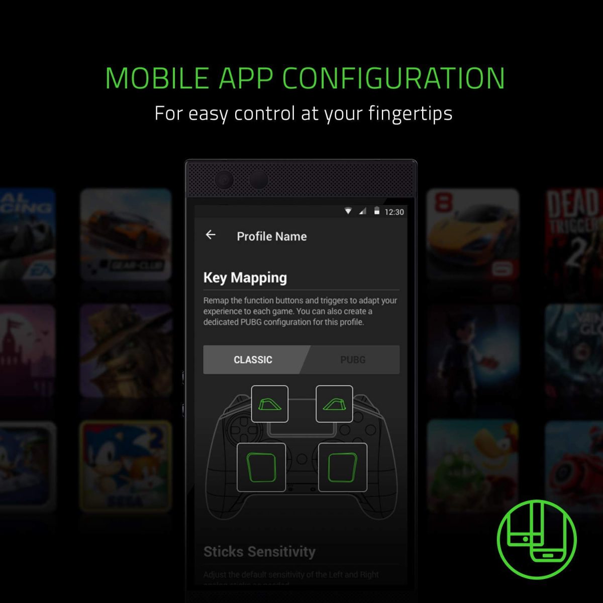 Razer Raiju Mobile – Mobile Gaming Controller for Android