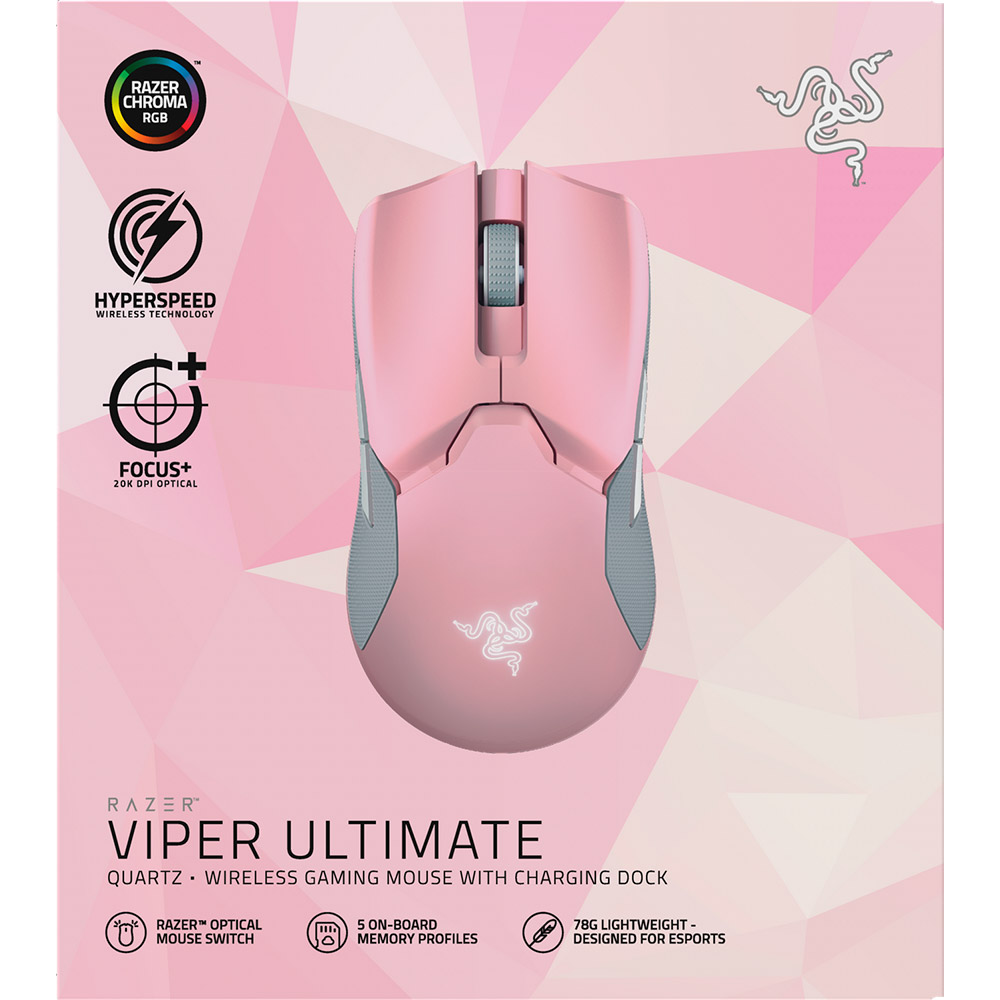 Razer Viper Ultimate with Charging Dock – Quartz