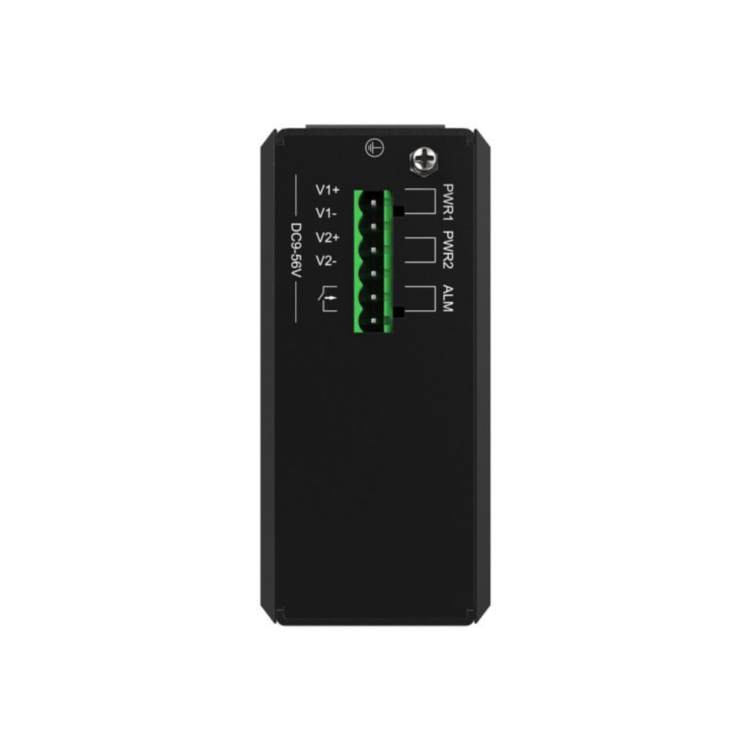 RoboFiber Industrial Gigabit Fiber POE Switch 8x RJ45 + 2x SFP ports