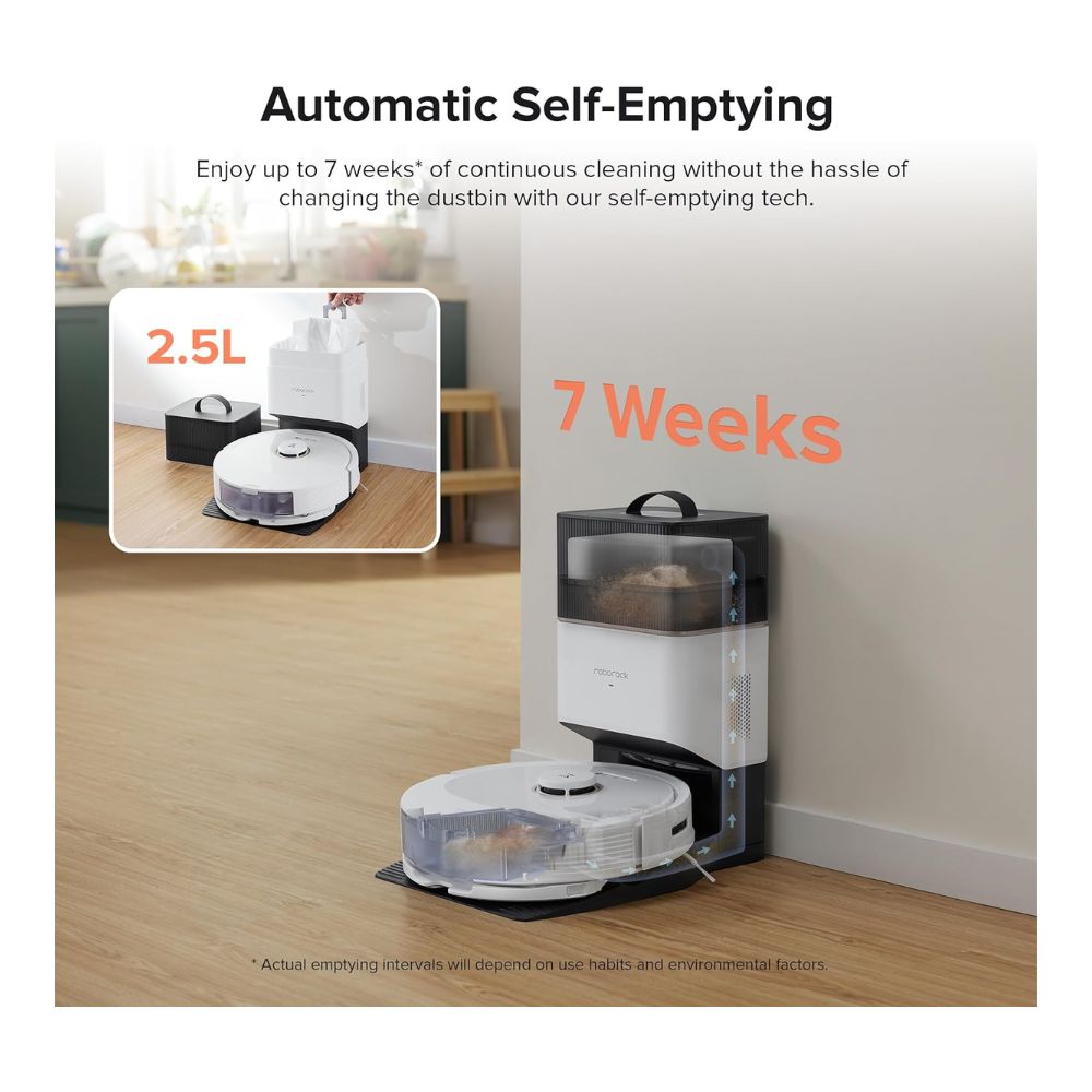 Roborock Q8 Max+ Robot Vacuum and Mop with Auto-Empty Dock