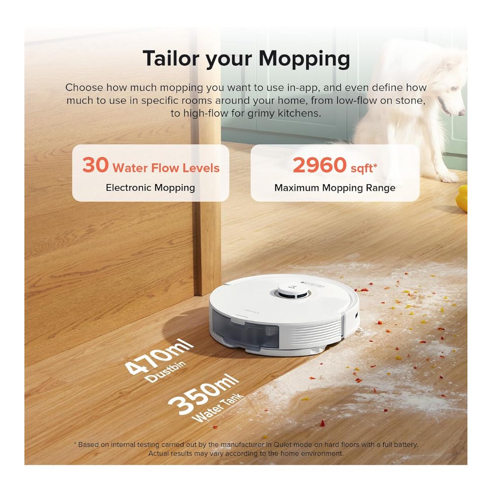 Roborock Q8 Max+ Robot Vacuum and Mop with Auto-Empty Dock