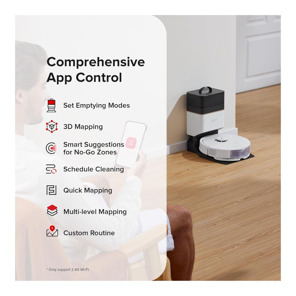 Roborock Q8 Max+ Robot Vacuum and Mop with Auto-Empty Dock