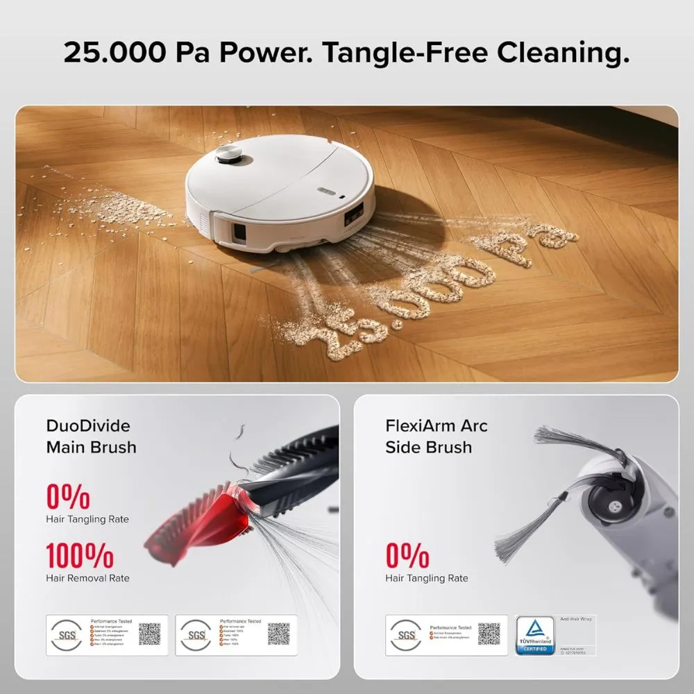 Roborock Qrevo Curv 2 Pro Robot Vacuum Cleaner with Mop