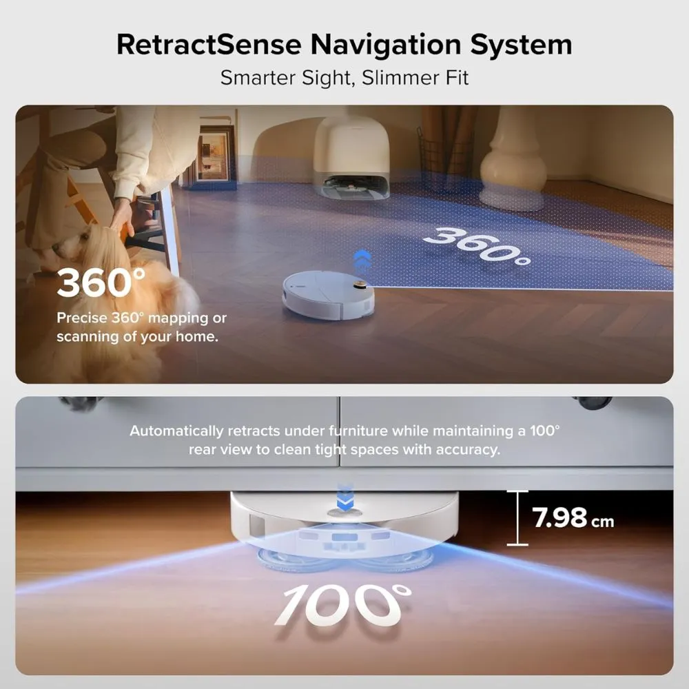 Roborock Qrevo Curv 2 Pro Robot Vacuum Cleaner with Mop