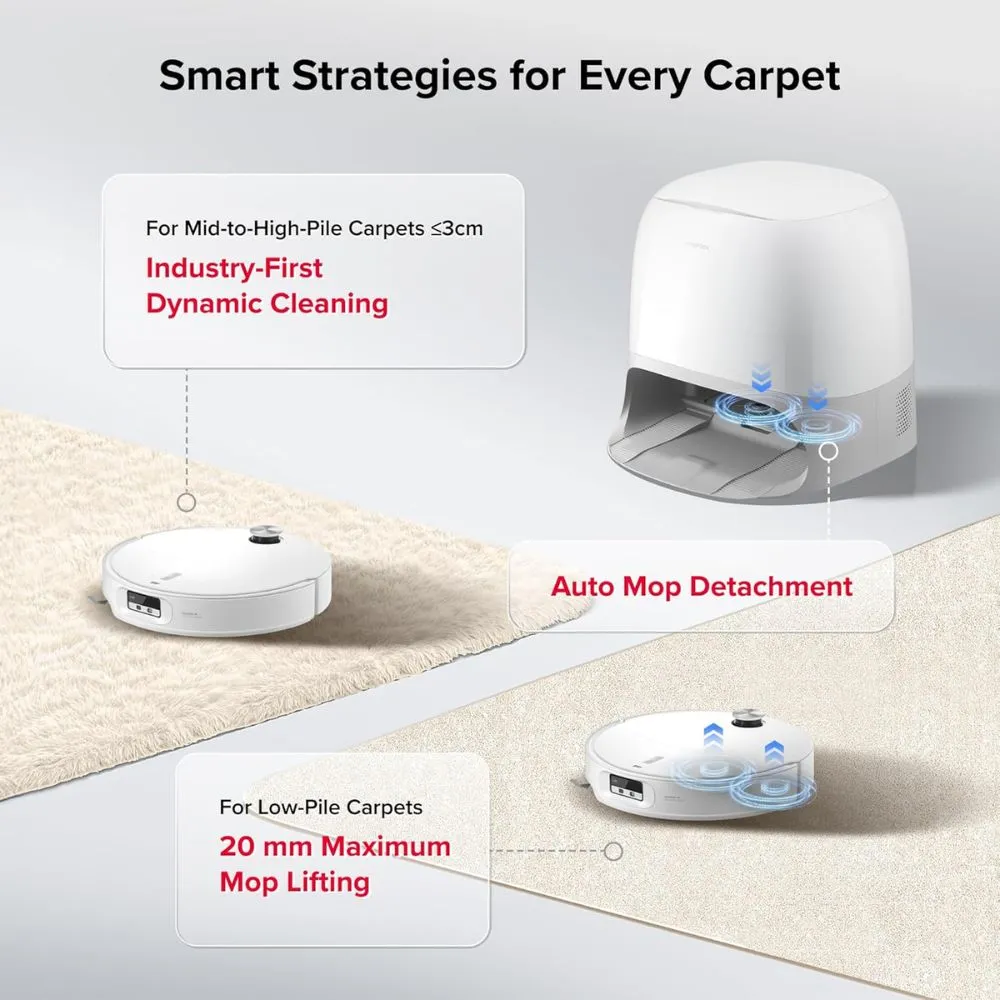 Roborock Qrevo Curv 2 Pro Robot Vacuum Cleaner with Mop