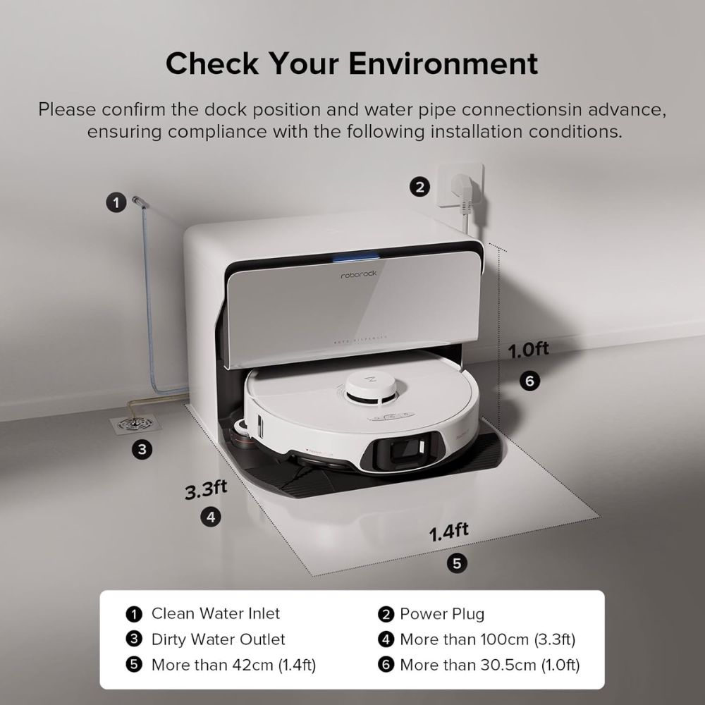 roborock S8 MaxV Ultra with Refill and Drainage System Robot Vacuum and Mop (Auto Version)