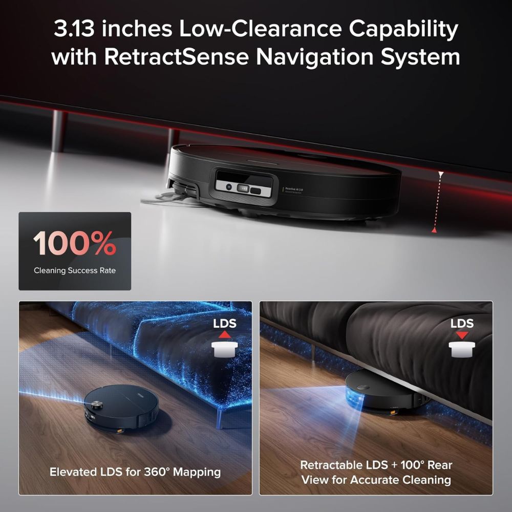 Roborock Saros 20 Sonic Robot Vacuum and Mop