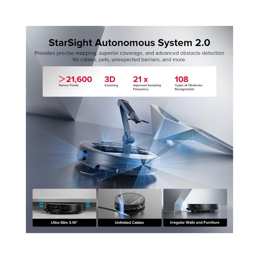 Roborock Saros Z70 Robot Vacuum and Mop