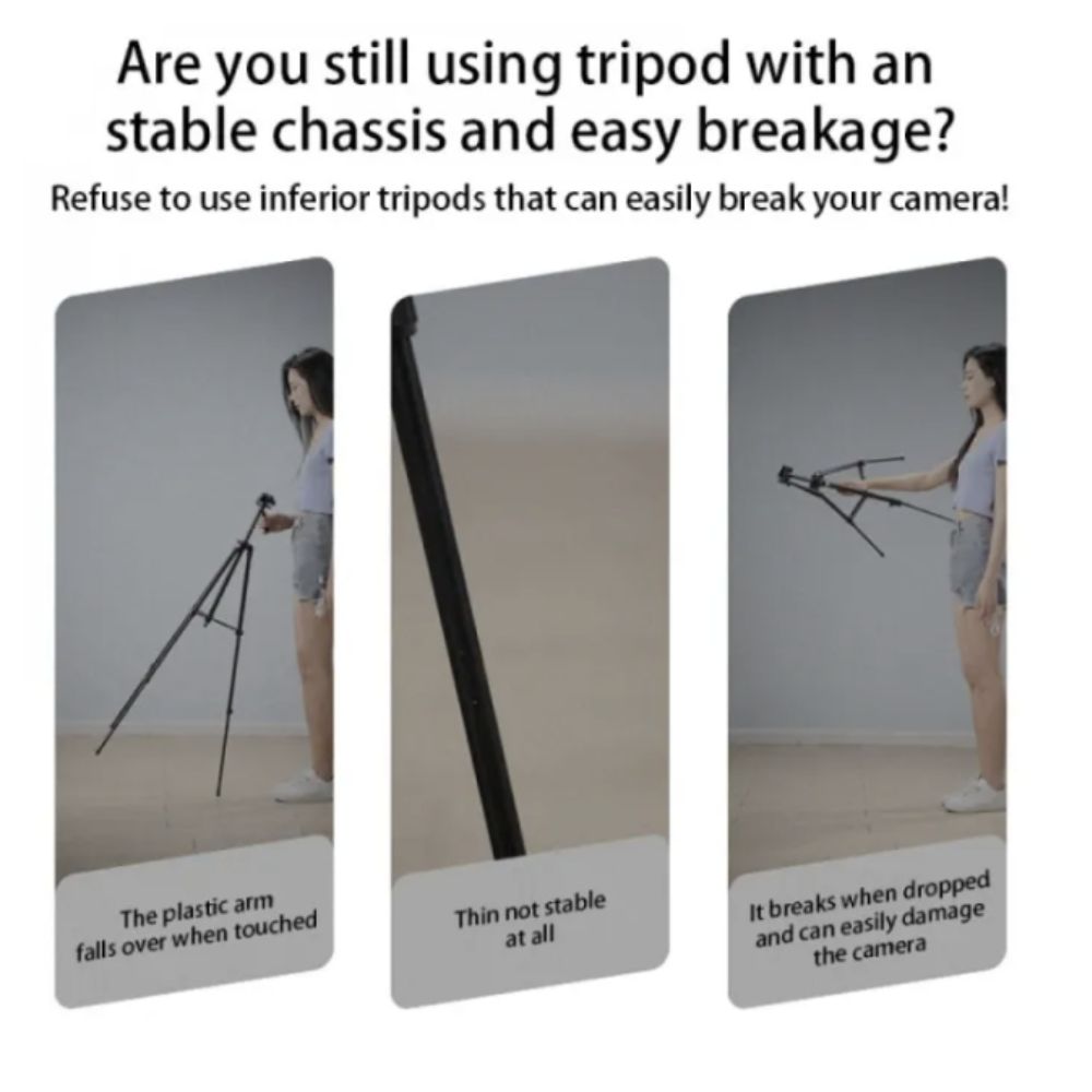 Rtako Professional Tripod Vt-990s – 1.90m