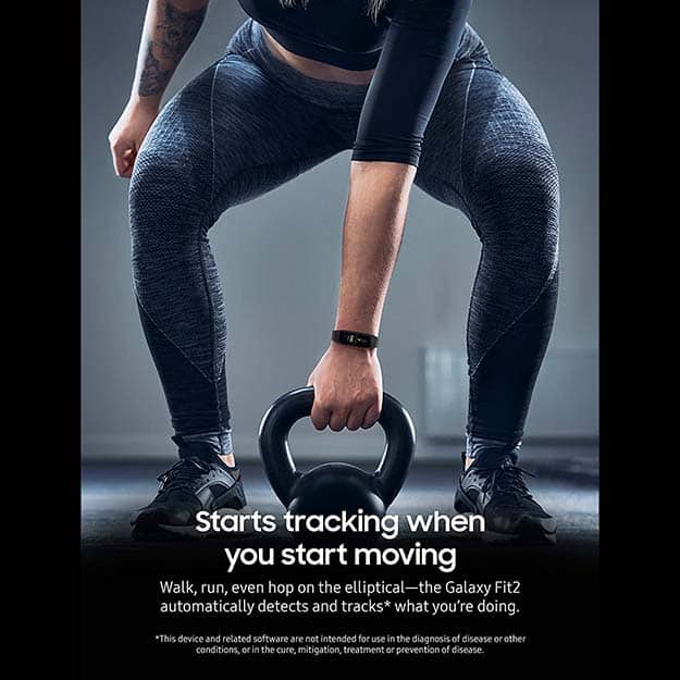 Samsung Galaxy Fit 2 Bluetooth Fitness Tracking Smart Band