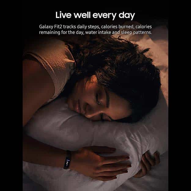 Samsung Galaxy Fit 2 Bluetooth Fitness Tracking Smart Band