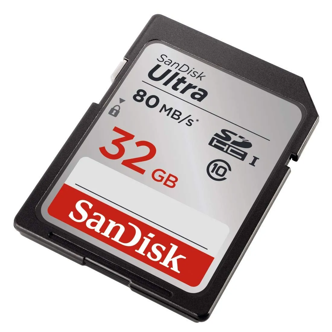 SanDisk Ultra 32GB Class 10 SDHC UHS-I Memory Card up to 80MB/s