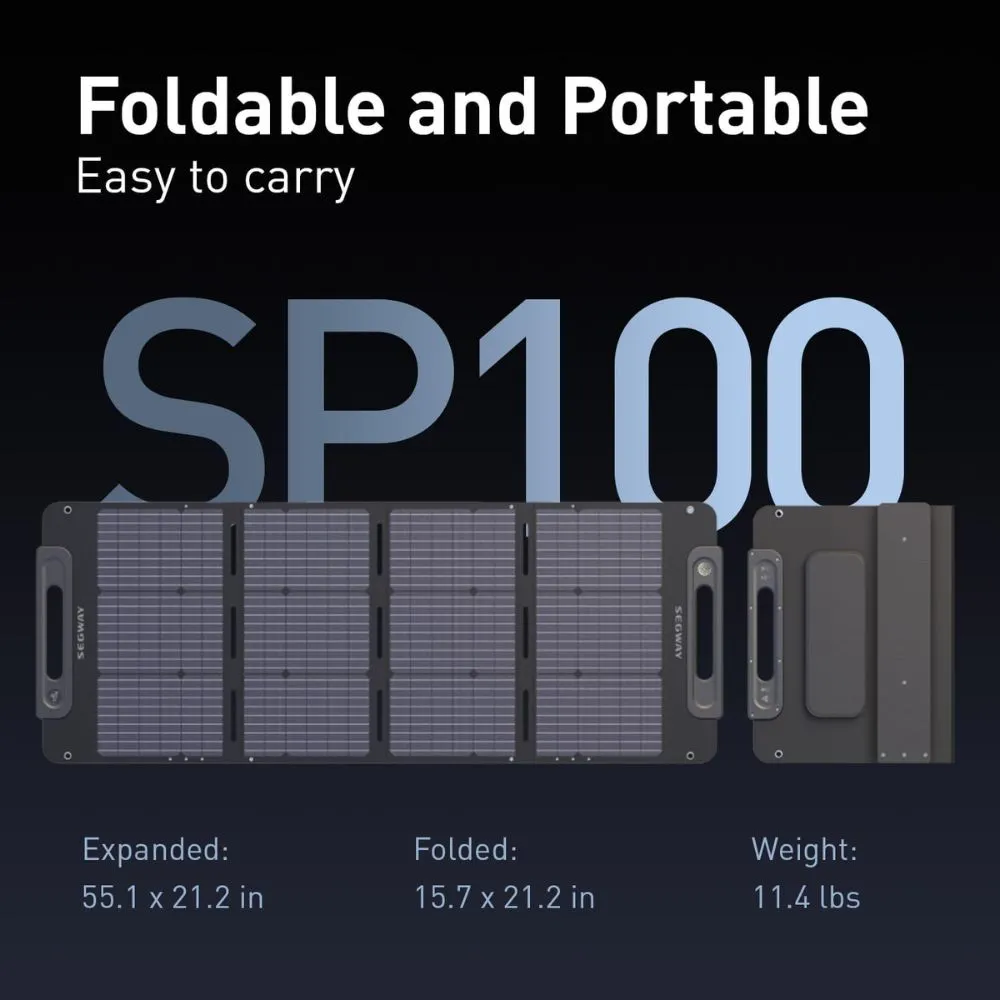 Segway SP100 Solar Panel 100W Portable Power