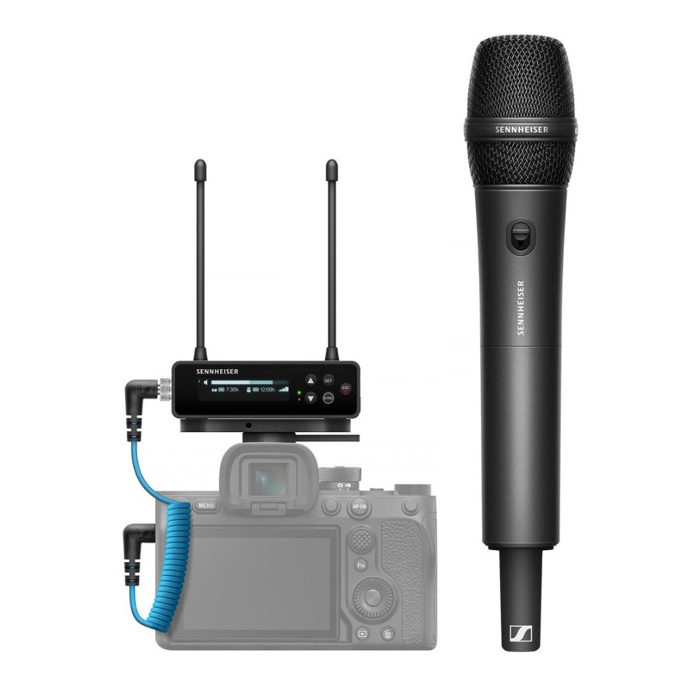 Sennheiser EW-DP 835 SET Camera-Mount Digital Wireless Handheld Microphone System (R1-6: 520 to 576 MHz)