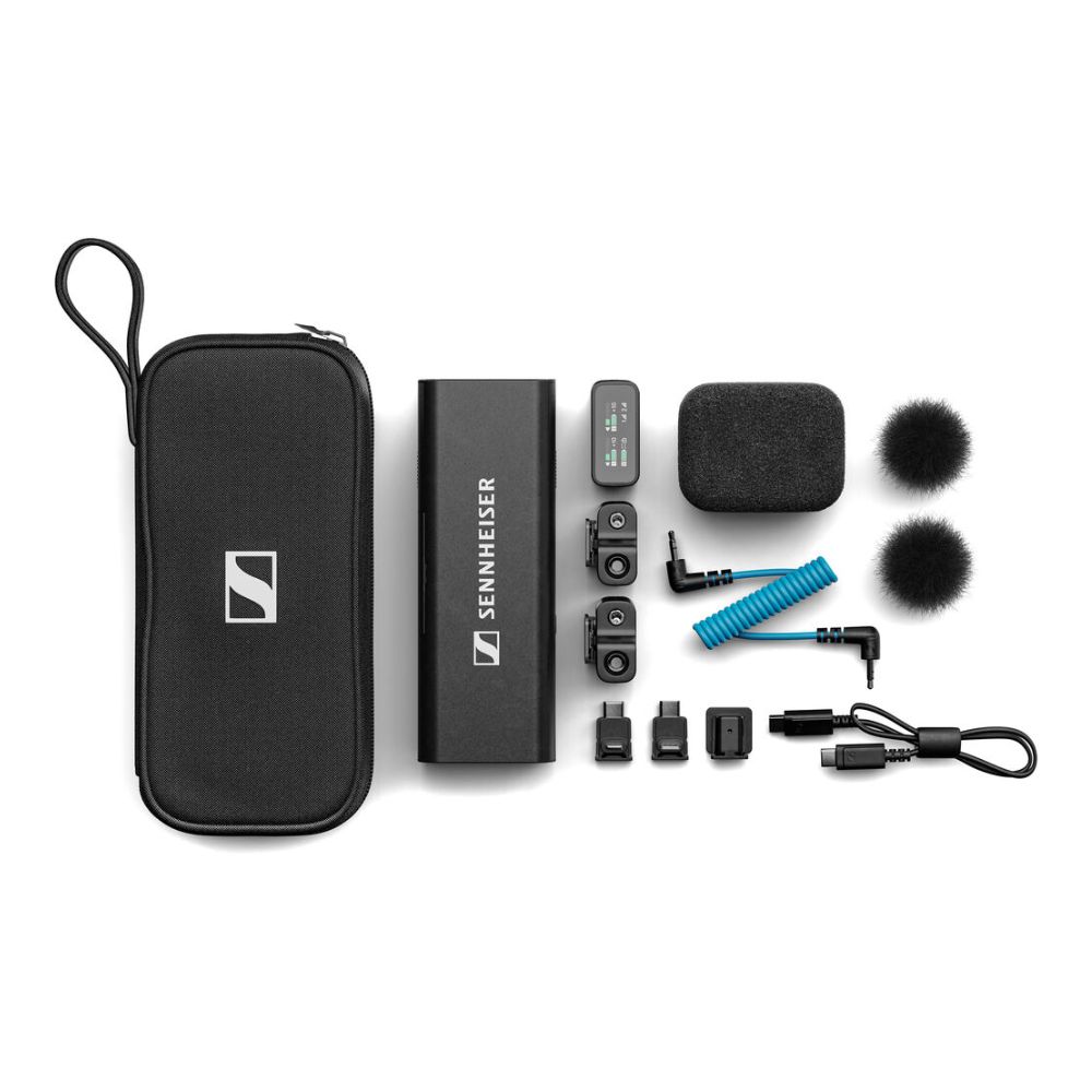 Sennheiser Profile 2-Person Clip-On Wireless Audio System/Recorder for Camera &amp; Smartphone (2.4 GHz)