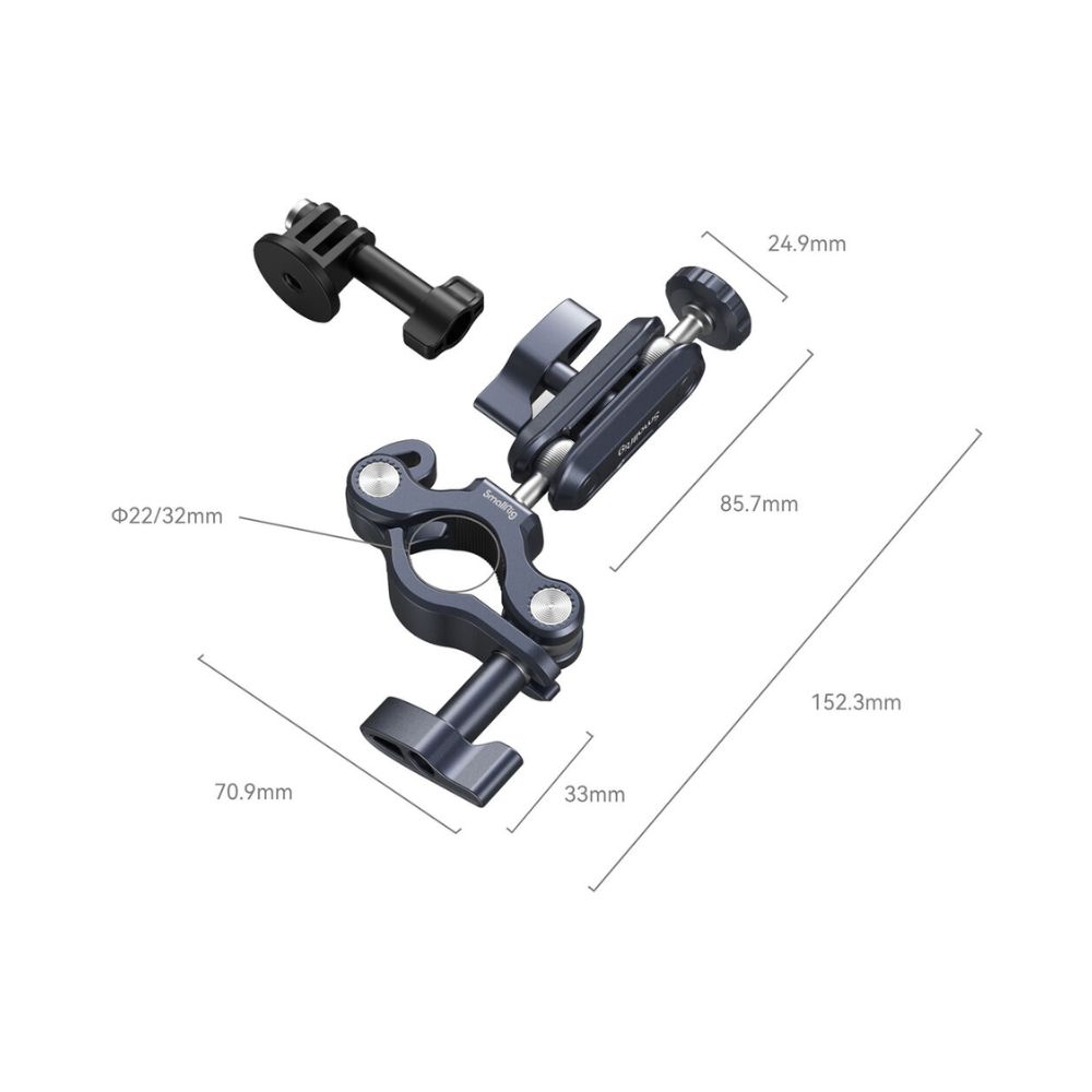 SmallRig Action Camera Handlebar Clamp
