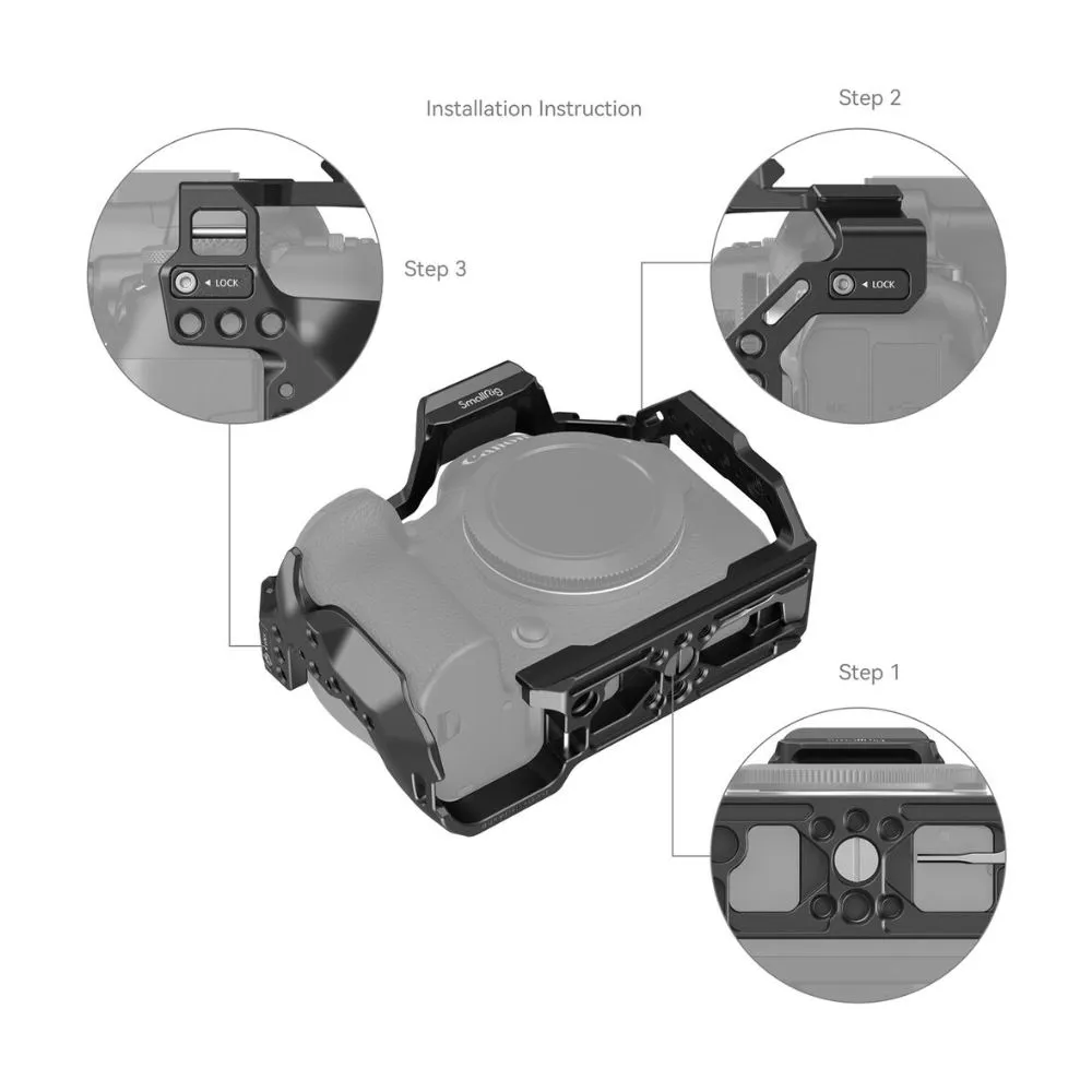 SmallRig Camera Cage for Canon EOS R6 Mark II