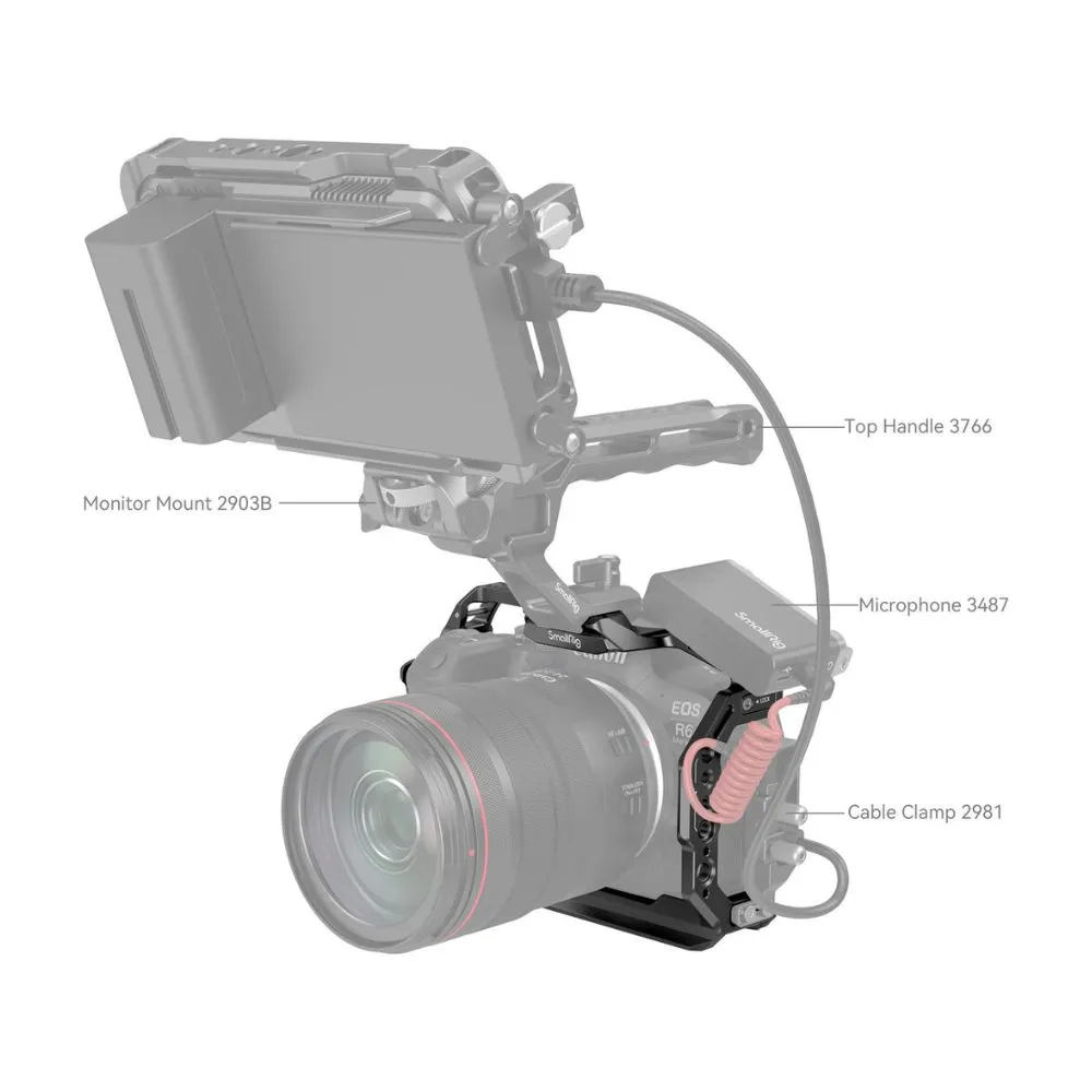SmallRig Camera Cage for Canon EOS R6 Mark II