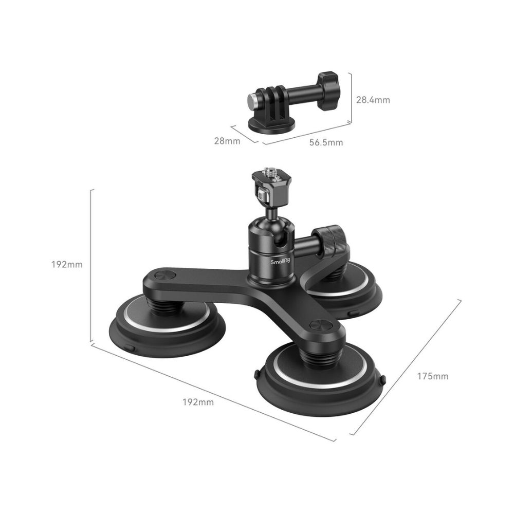 SmallRig Triple Magnetic Suction Cup