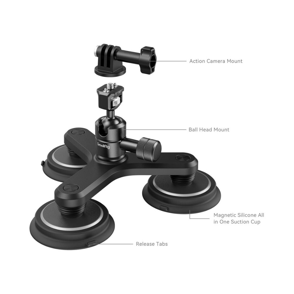 SmallRig Triple Magnetic Suction Cup