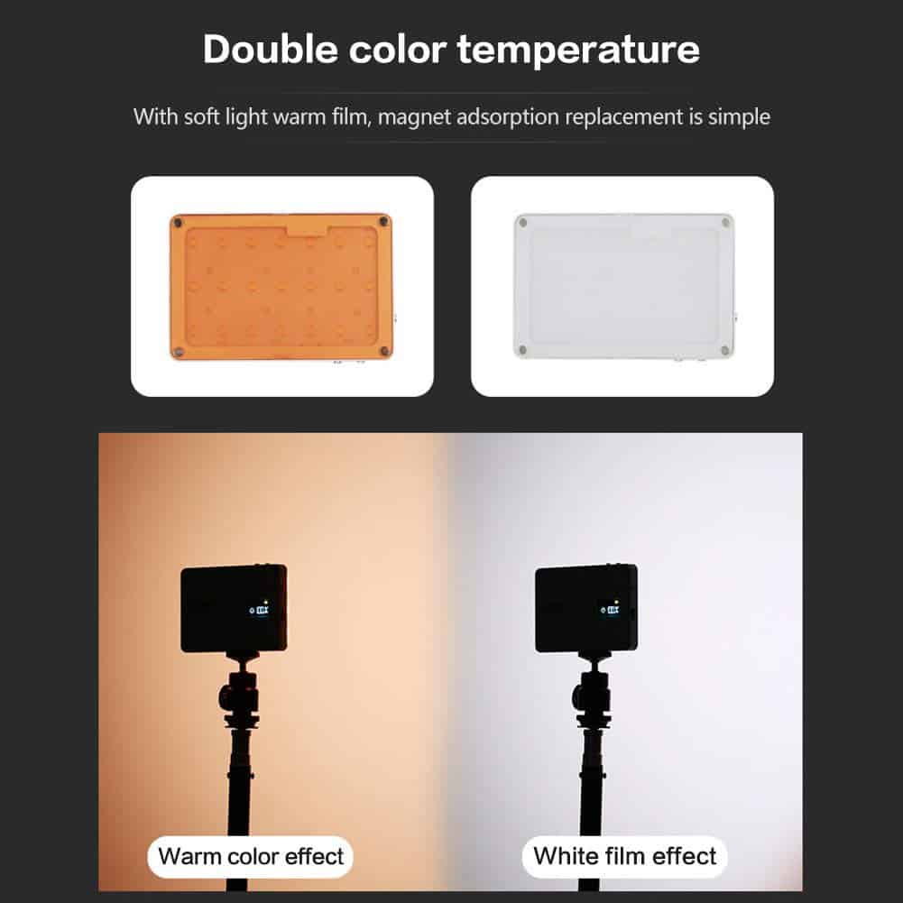Sutefoto Portable Camera Photo Led Light With LCD LED Video Light S21