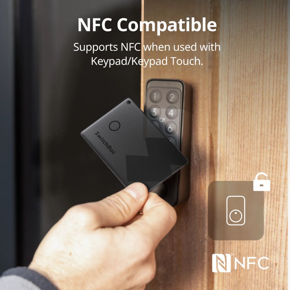 SwitchBot Wallet Finder Card | Apple Find My Compatible Bluetooth Tracker