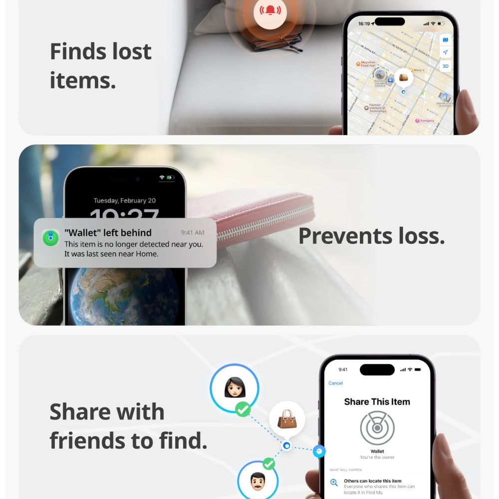 SwitchBot Wallet Finder Card | Apple Find My Compatible Bluetooth Tracker