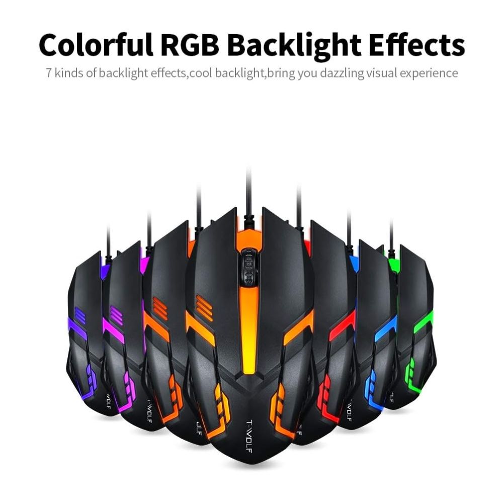 T-WOLF V1 Wired Gaming Mouse