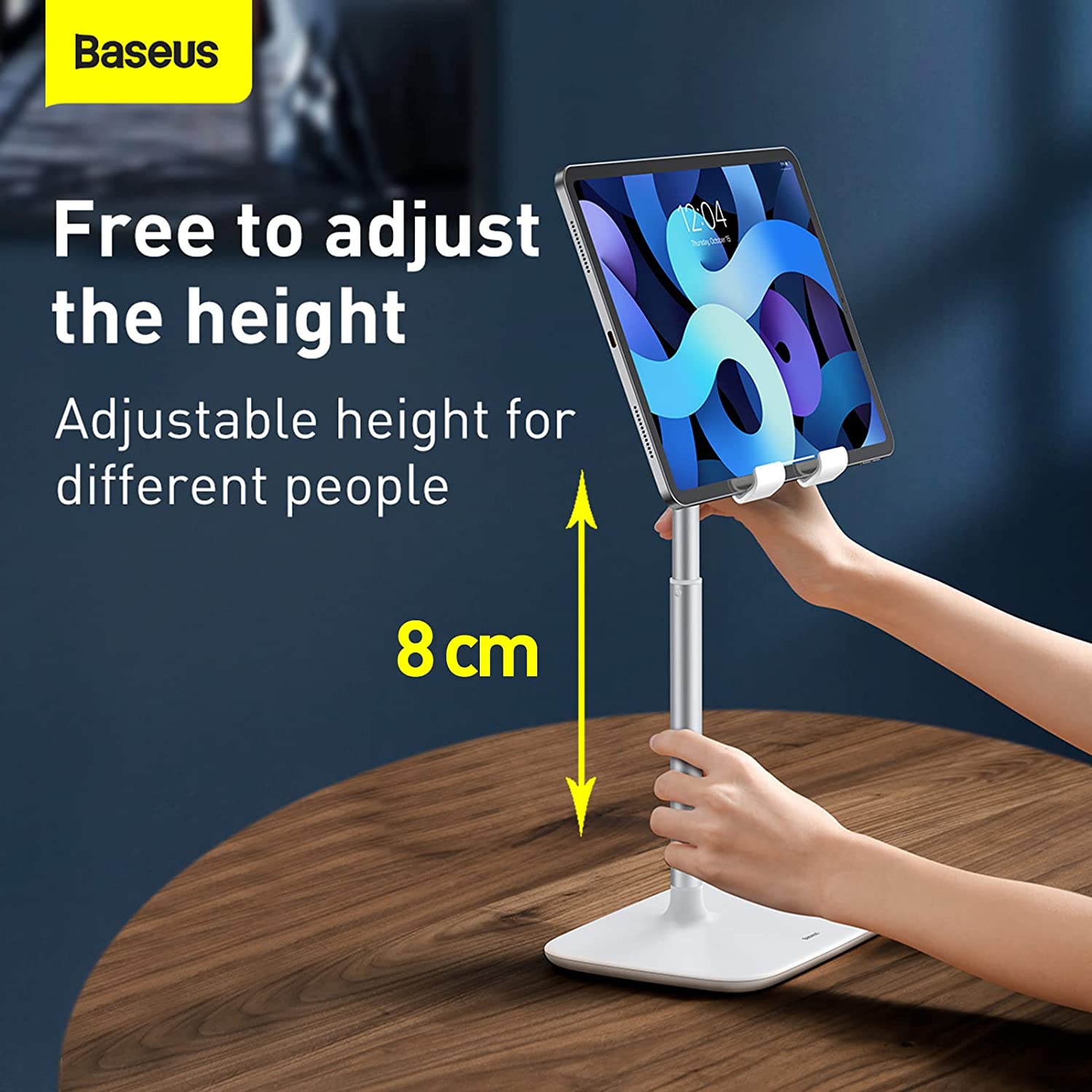 Tablet Stand Holder,Baseus Angle Height Adjustable Tablet & Phone Stand