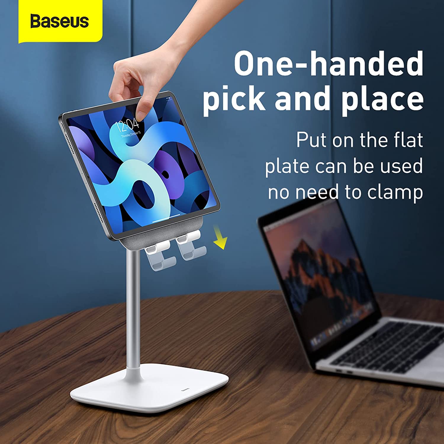 Tablet Stand Holder,Baseus Angle Height Adjustable Tablet & Phone Stand