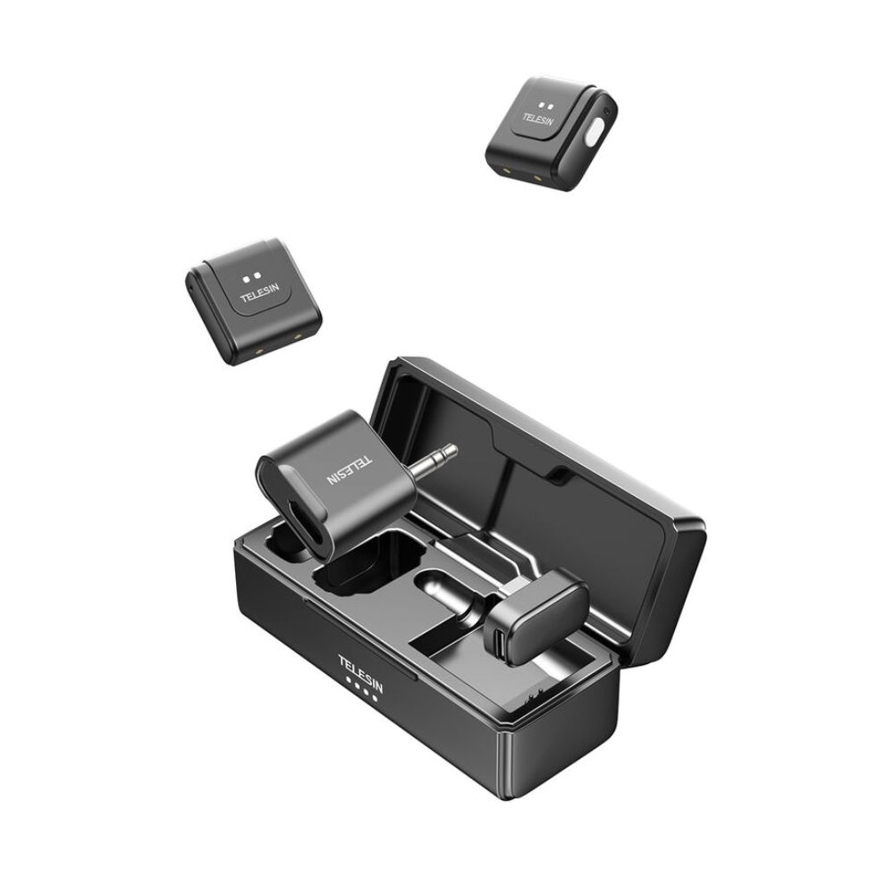 TELESIN 2-Person Wireless Mic System (USB-C &amp; 3.5mm)