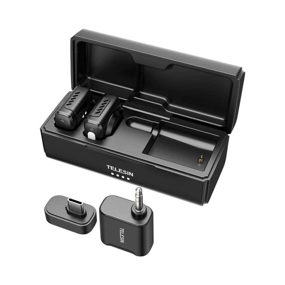 TELESIN 2-Person Wireless Mic System (USB-C &amp; 3.5mm)