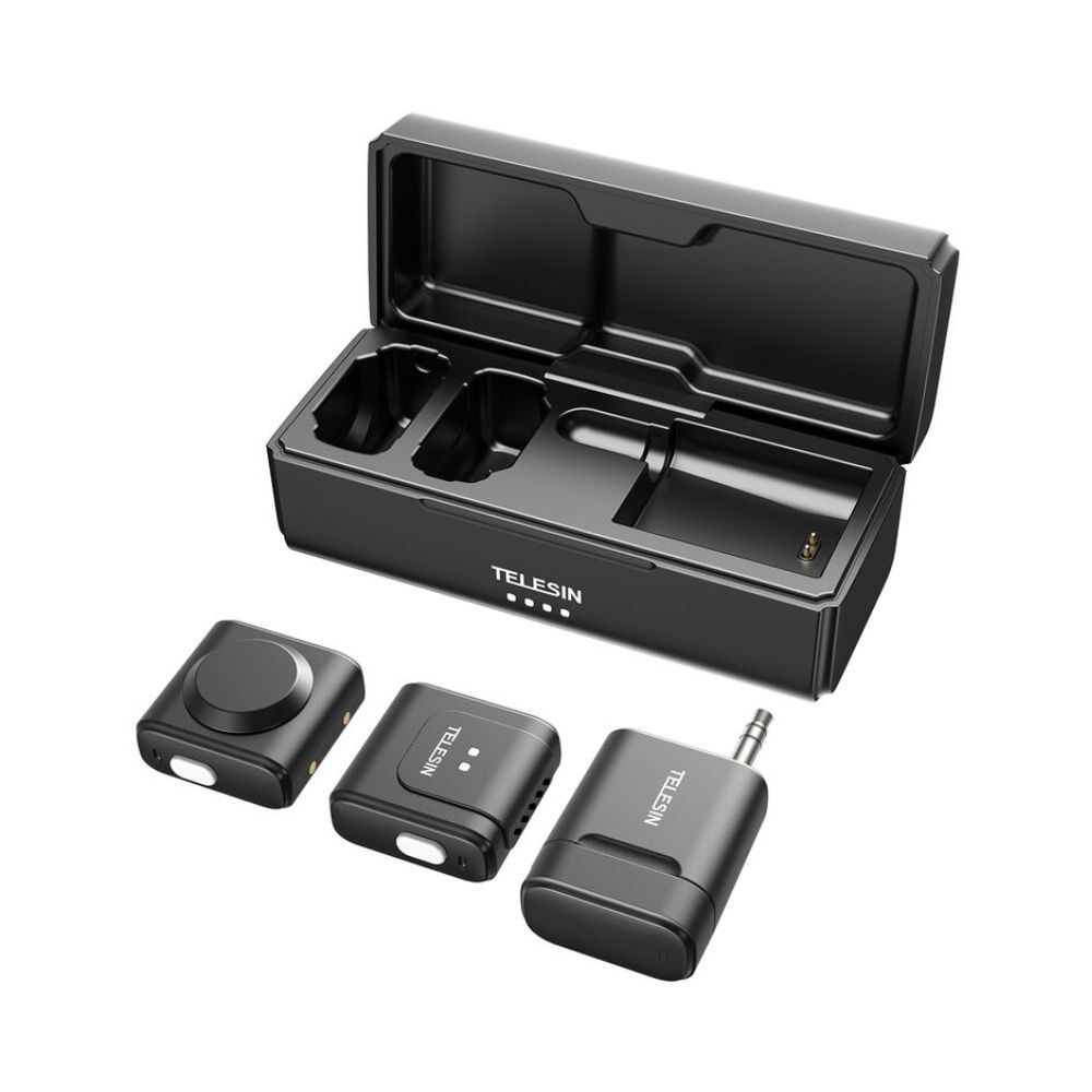 TELESIN 2-Person Wireless Mic System (USB-C &amp; 3.5mm)