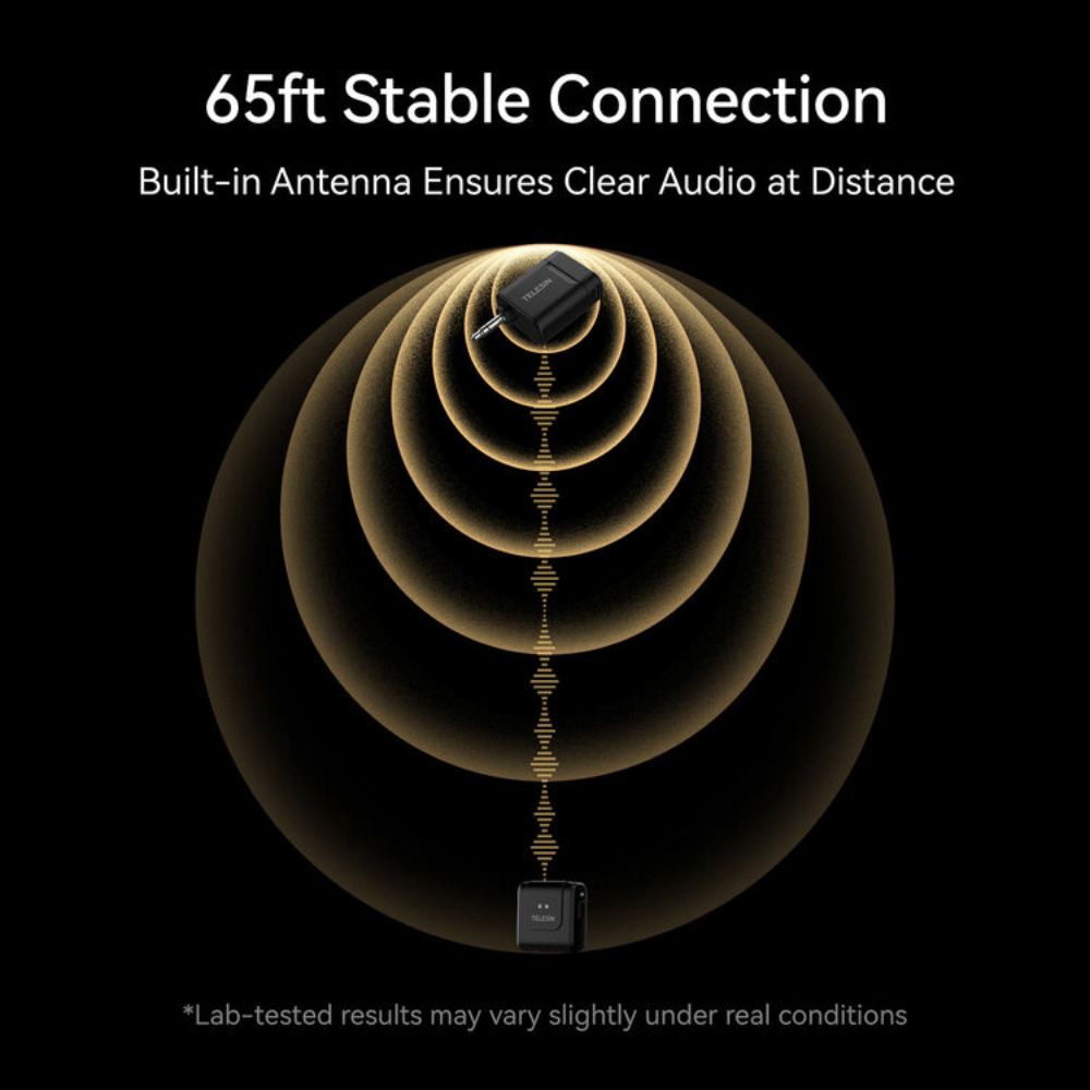TELESIN 2-Person Wireless Mic System (USB-C &amp; 3.5mm)