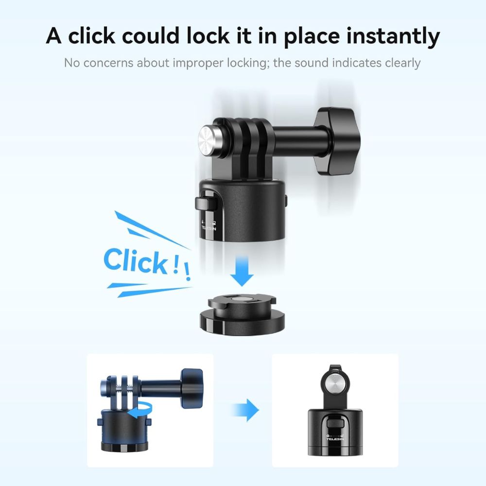 TELESIN ElectronGeek Mount Adapter Base for GoPro Accessories